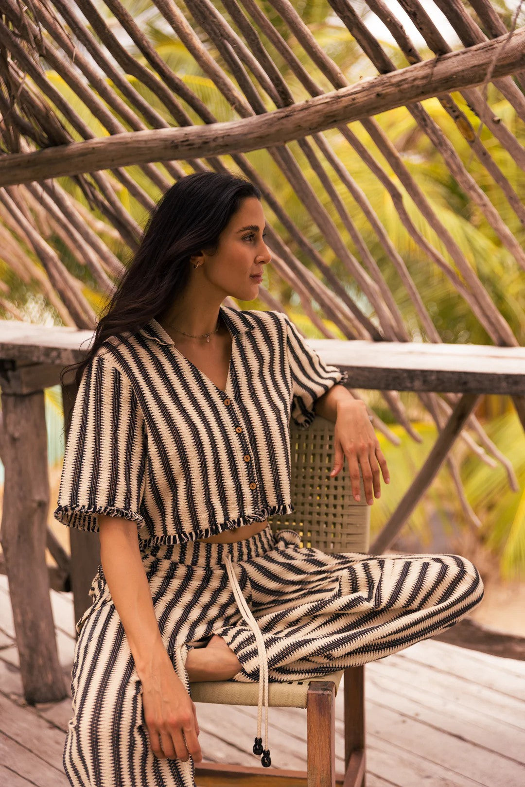 mesh top front chic stylish bold design