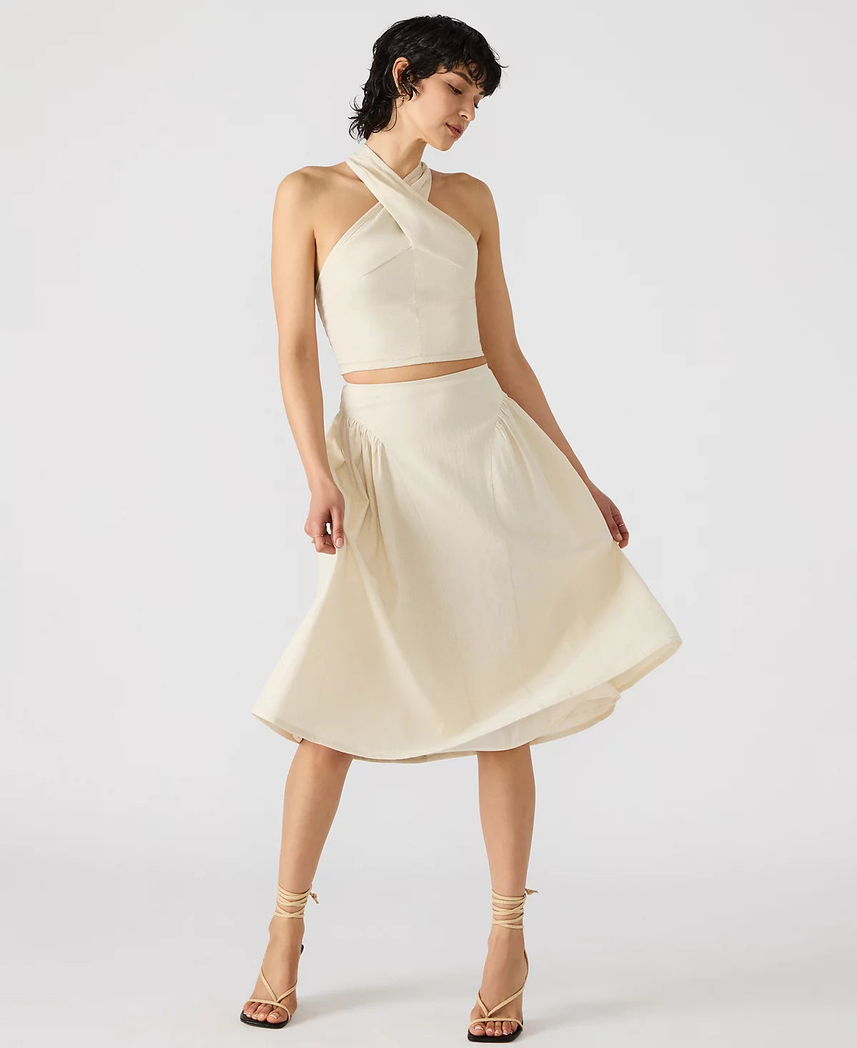 Close-up showing premium fabric and stitching details