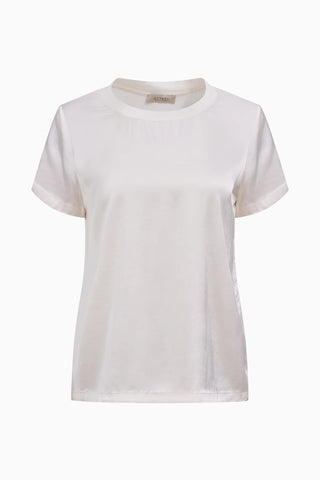 White t-shirt on a white background