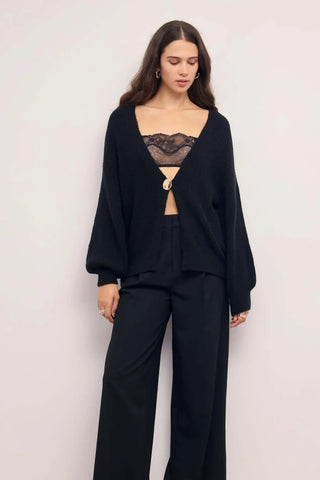 JETTE JEWEL BUTTON CARDI