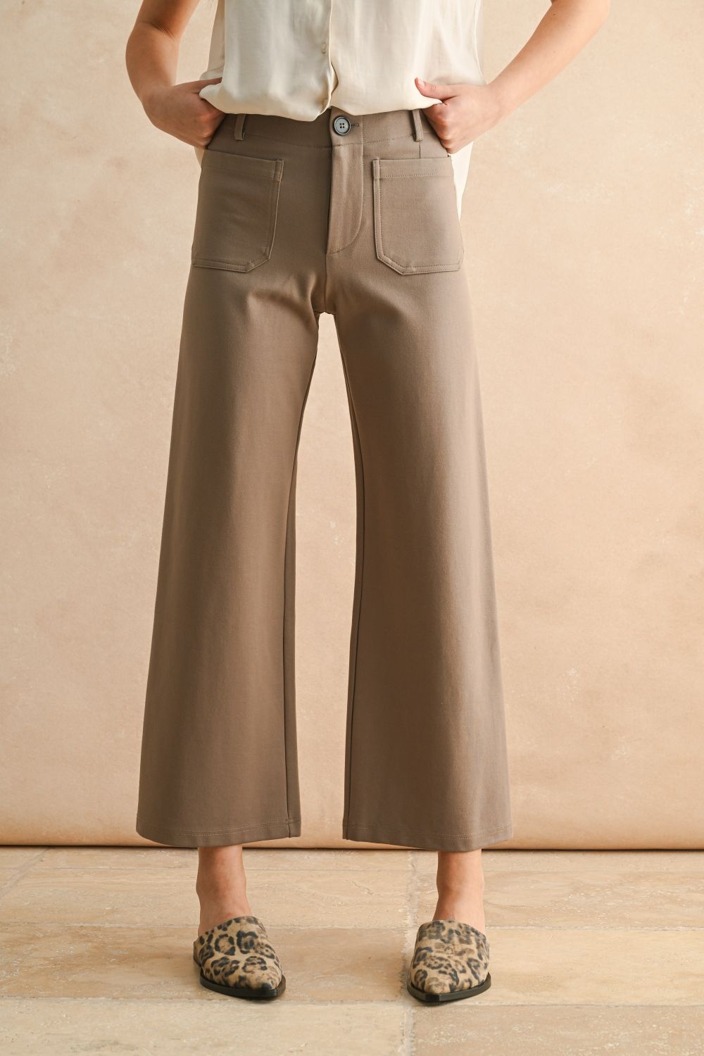 2 POCKETS PONTE PANTS