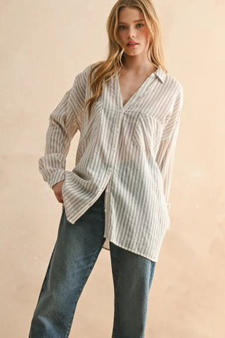 DRIFTWOOD STRIPE SHIRT