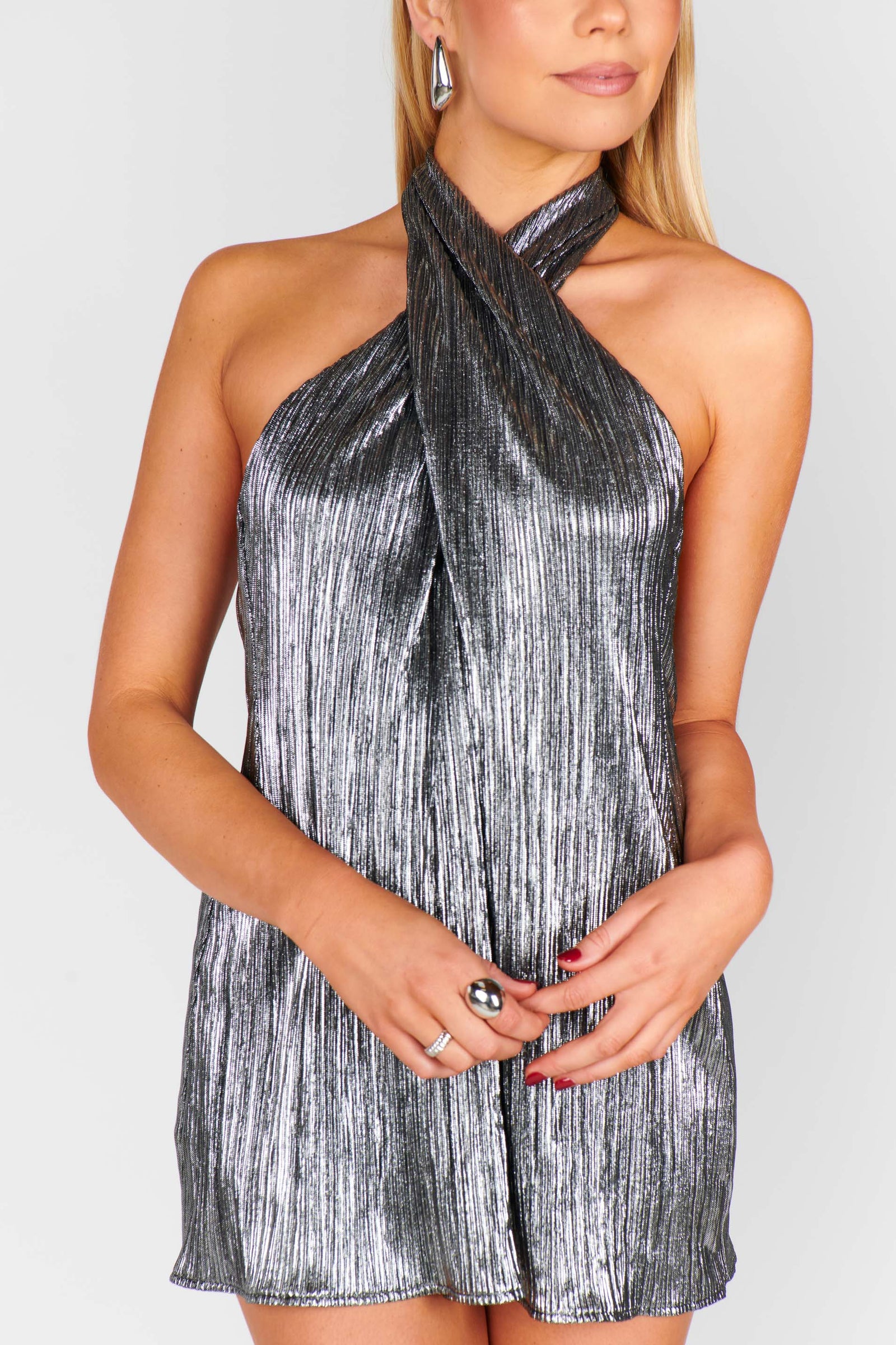 JASMINE TIE MINI DRESS