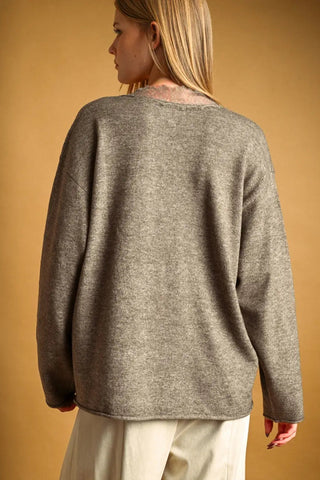 COZY CHARM LACE SWEATER