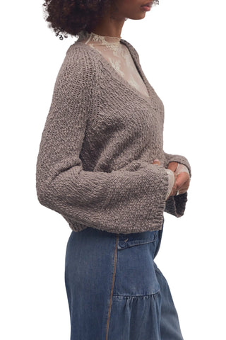 HEARTLAND PULLOVER IN PETRIFIED WOOD