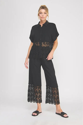 ELLA CROCHET HEM CULOTTES