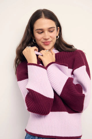 FREJA STRIPE CHUNKY KNIT