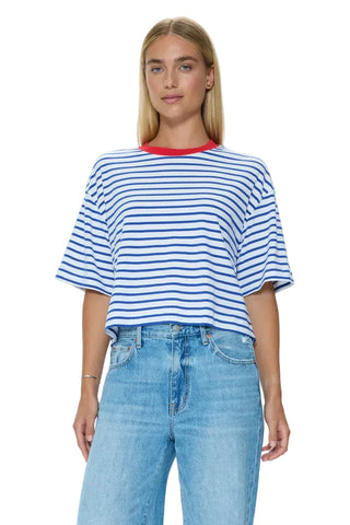 MAE CROPPED TEE - MARITIME RED