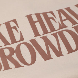 Experience purposeful fashion with STMT Boutique's Make Heaven Crowded Sweatshirt.