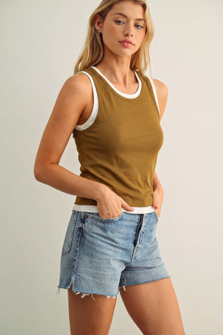 ESSENTIAL DOUBLE LAYERED TOP