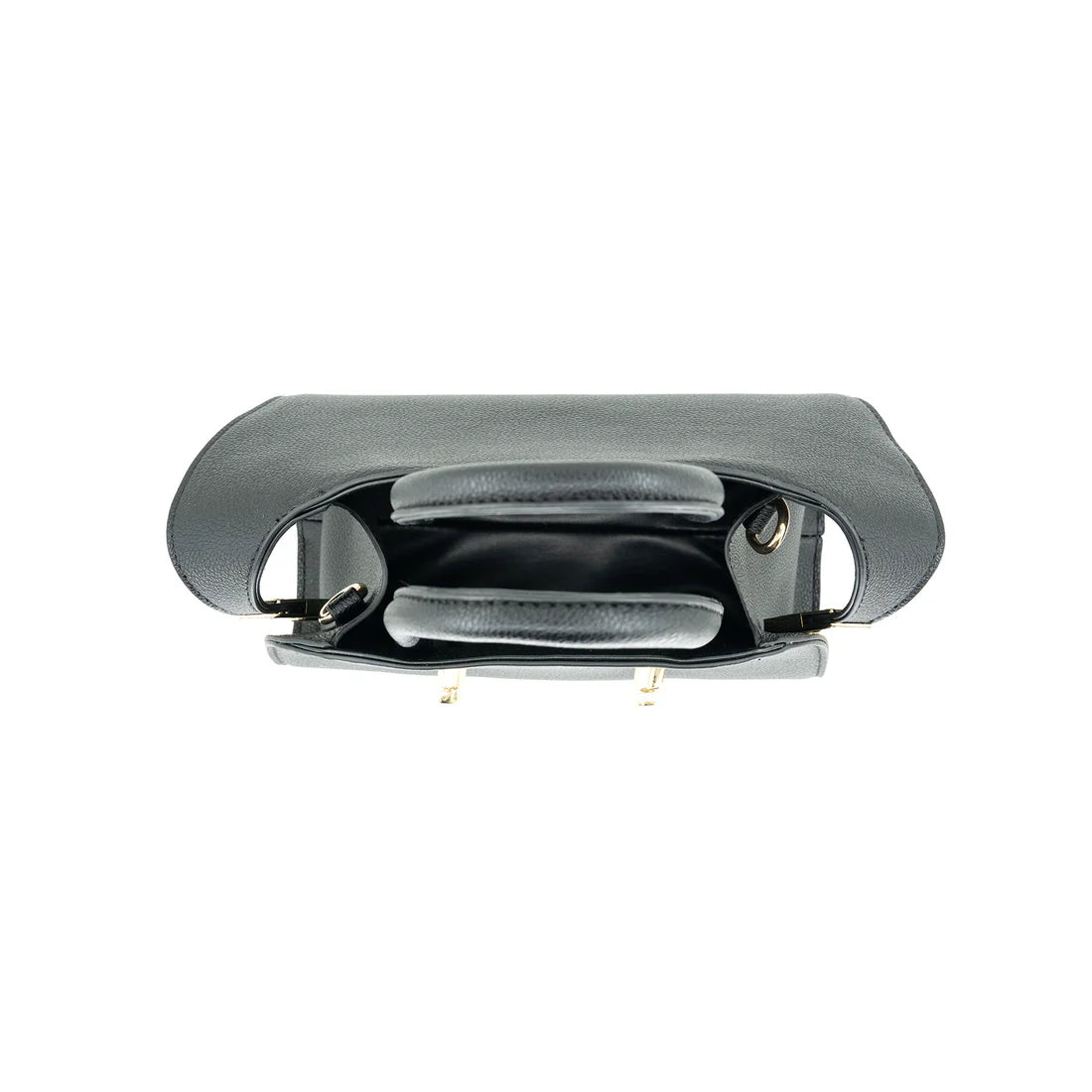Gray car door handle on a white background