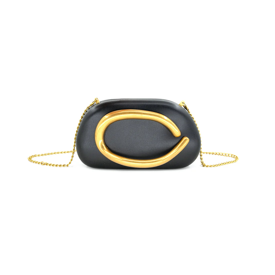 LEATHER EVENING BAG