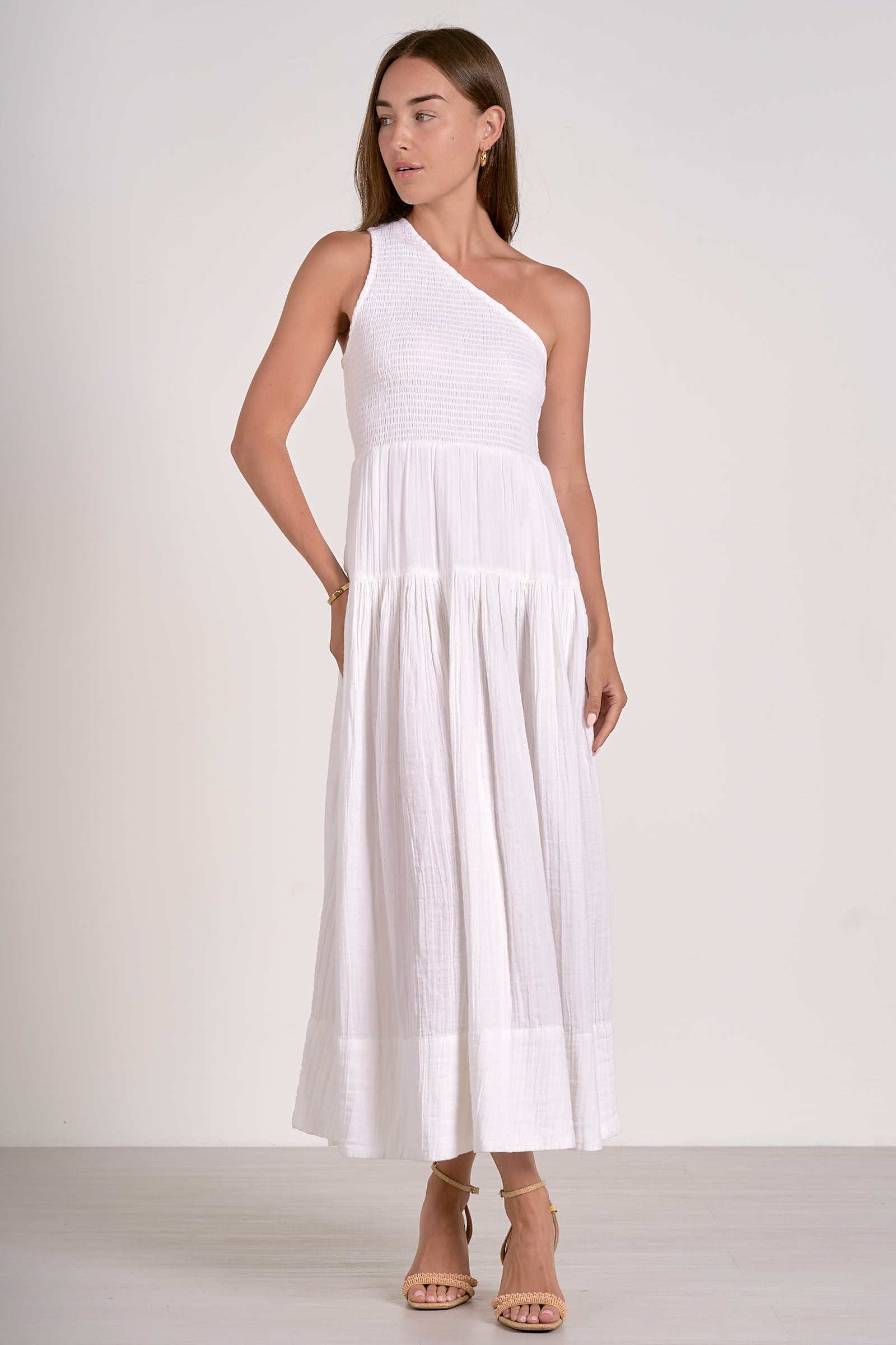 DRESS MAXI ONE SHOULDER