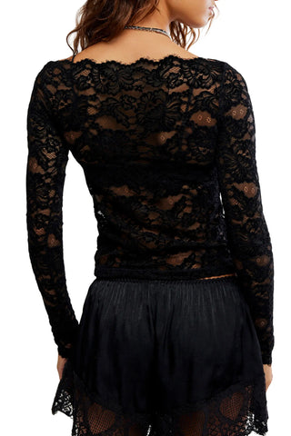 RAISING EYEBROWS LACE TOP