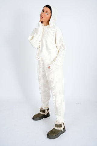 KINSLEY LONG SLEEVE HOODED PULL-OVER & JOGGING PANTS SET