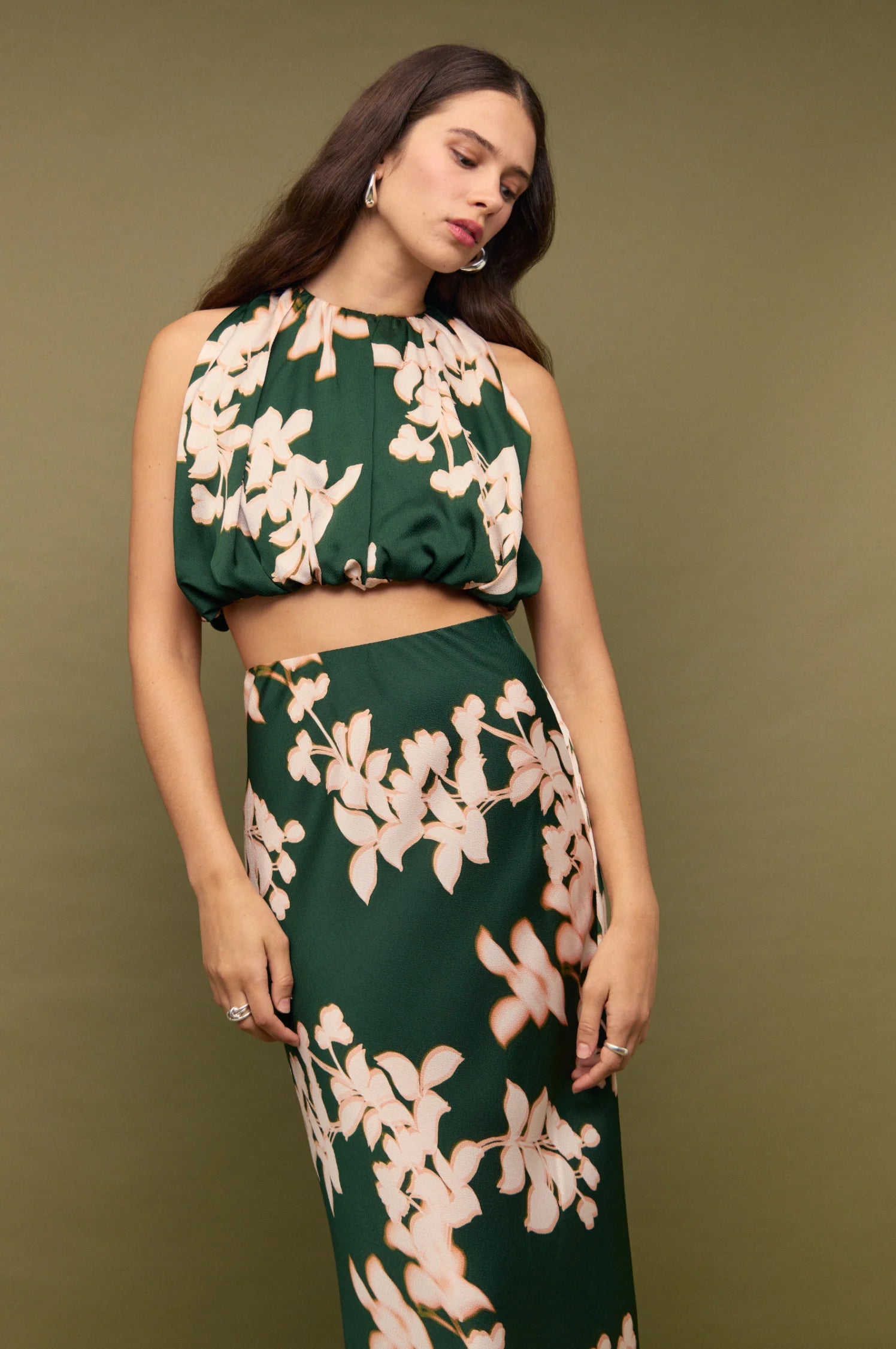 VILMA MAXI BIAS SKIRT