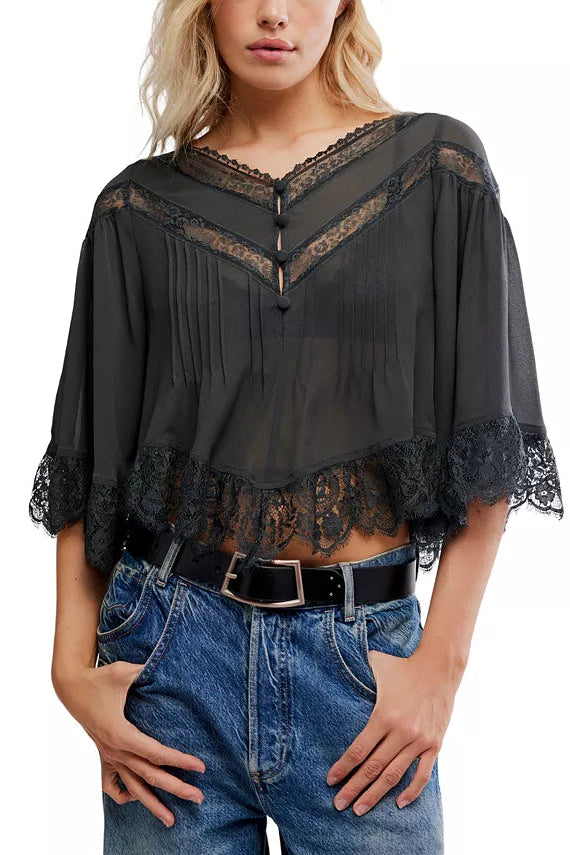 BALI MIDNIGHT RAIN TOP