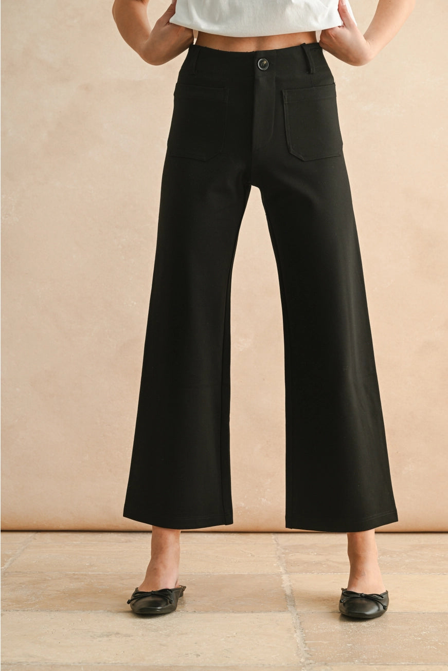 2 POCKETS PONTE PANTS