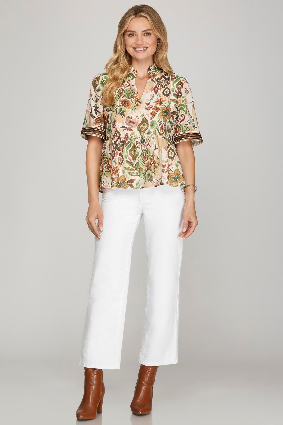  woven fabric that adds visual interest and texture 