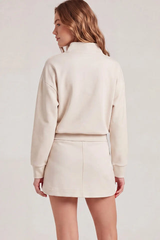 LONG SLEEVE HALF ZIP TOP AND MINI SKORT SET