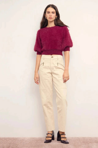 ALVA FLUFFY CROPPED KNIT
