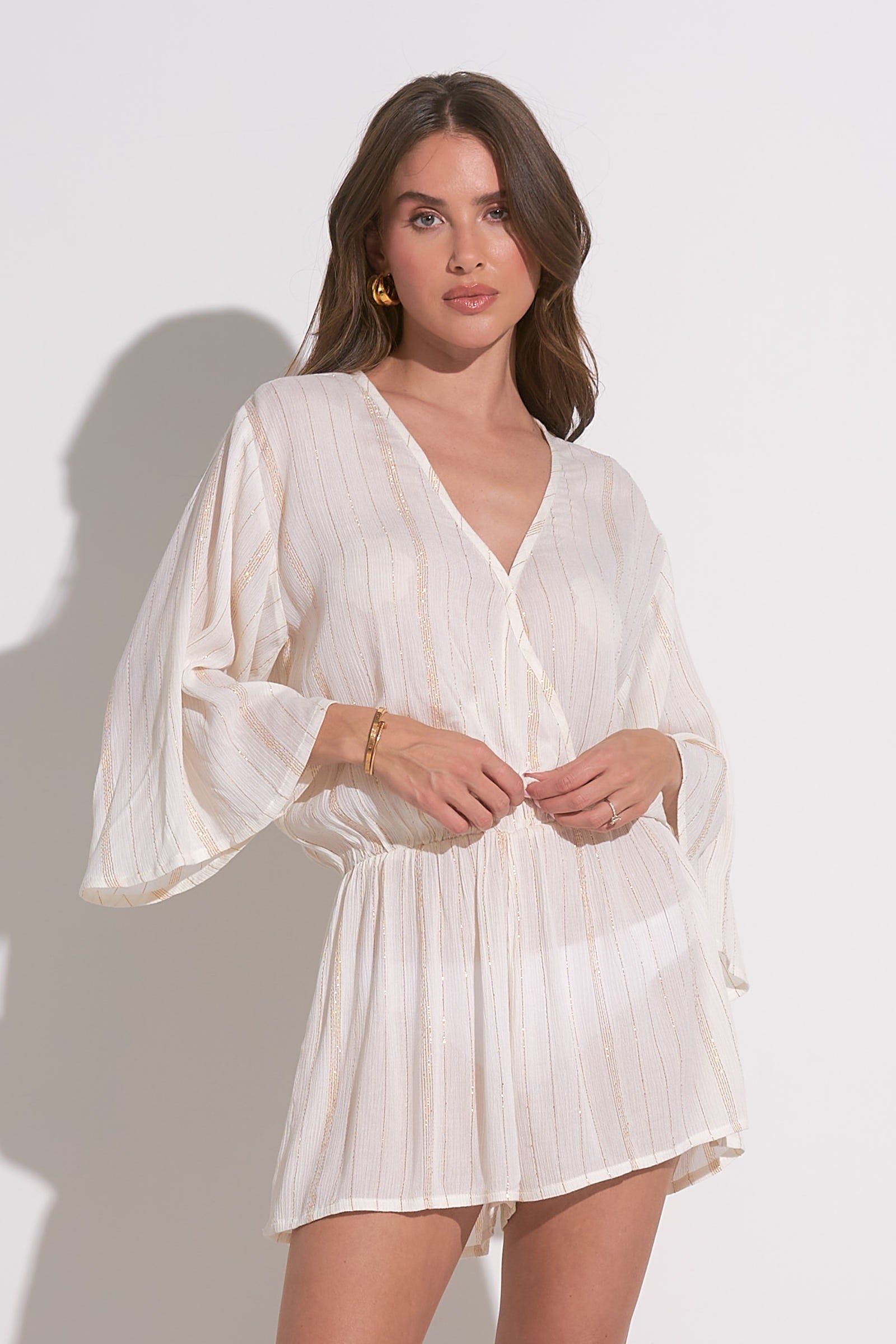 ROMPER V-NECK
