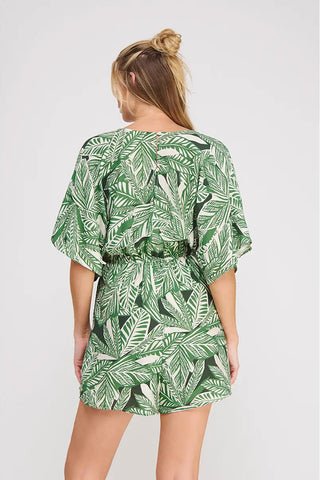 PALM GROVE WRAP ROMPER