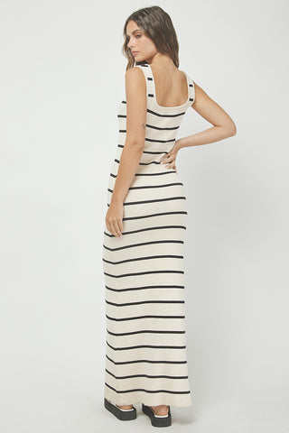 RIVIERA STRIPE MAXI DRESS