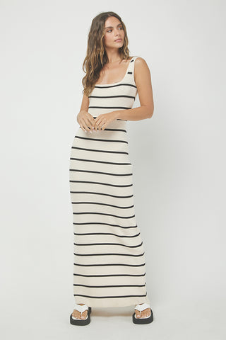 RIVIERA STRIPE MAXI DRESS