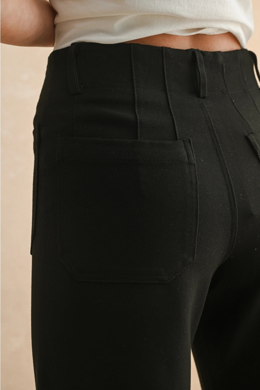 2 POCKETS PONTE PANTS