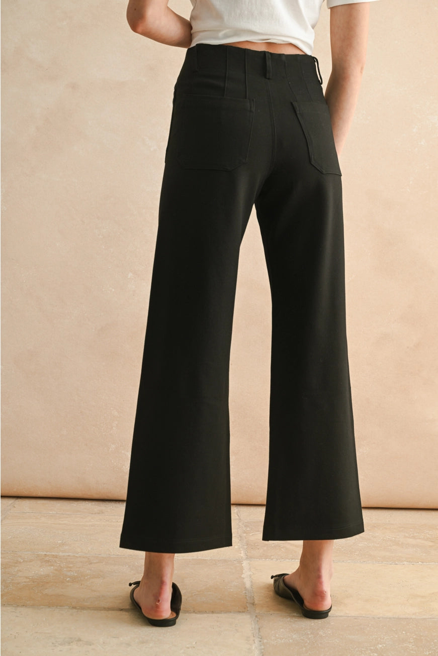 2 POCKETS PONTE PANTS