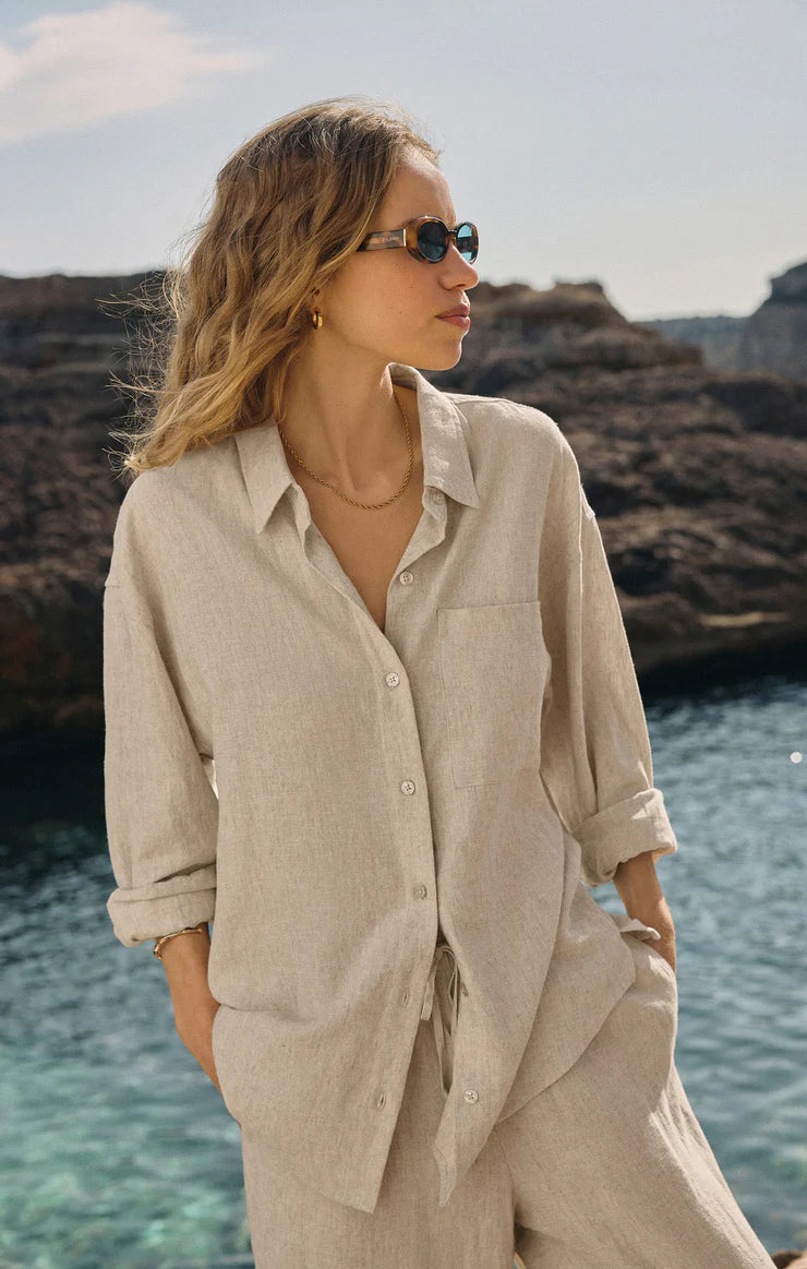 women's cotton blouse STMT BOUTIQUE classic white shirt