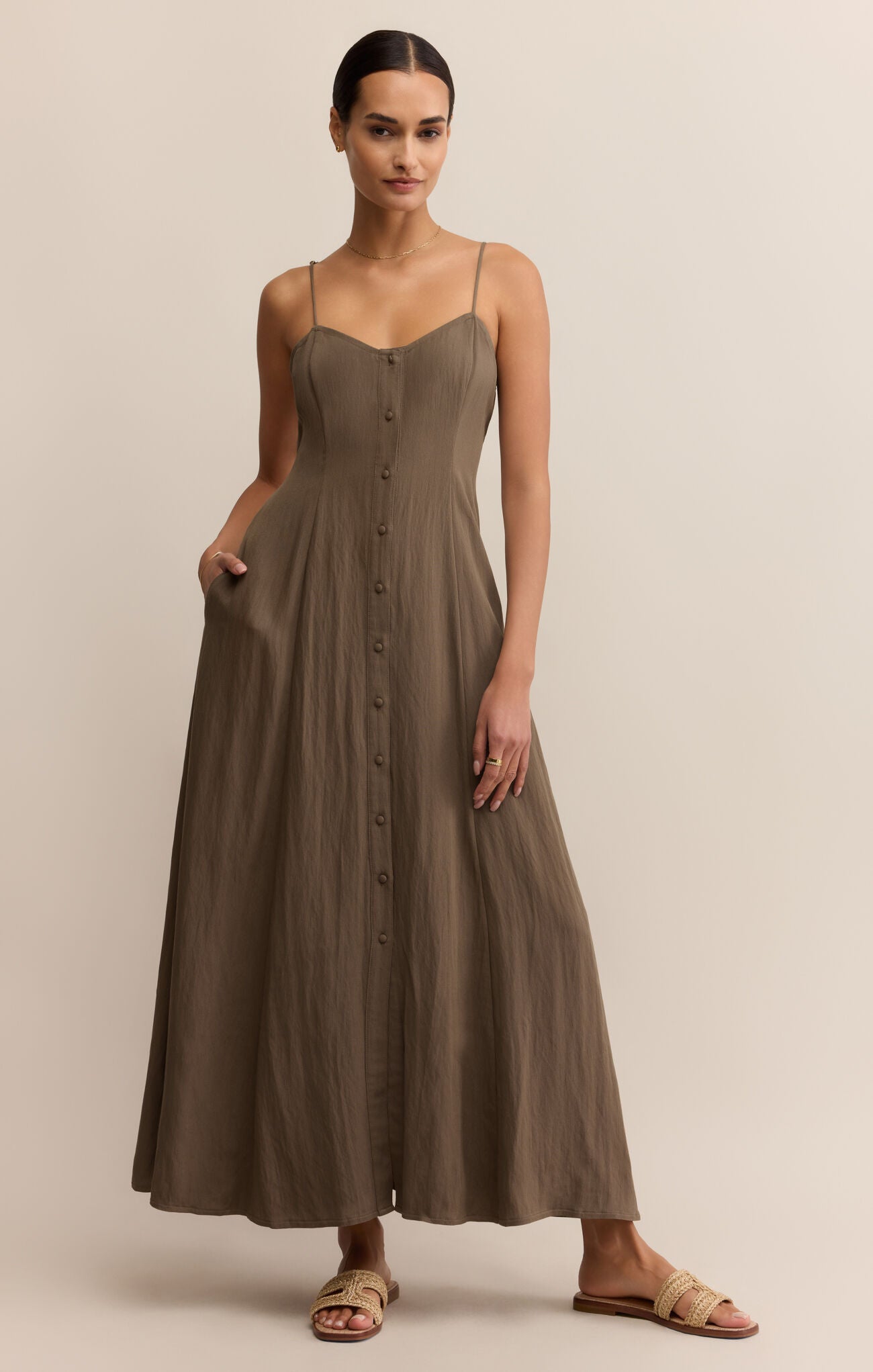 ANGEL EYES midi dress women's elegant dress