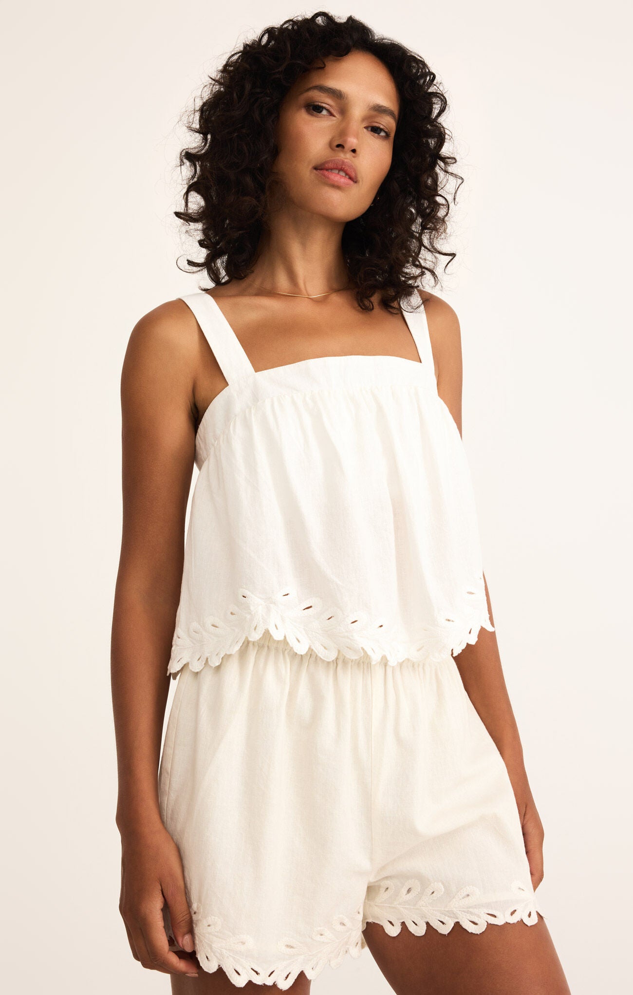 ANNECY linen tank top women's summer top breathable linen