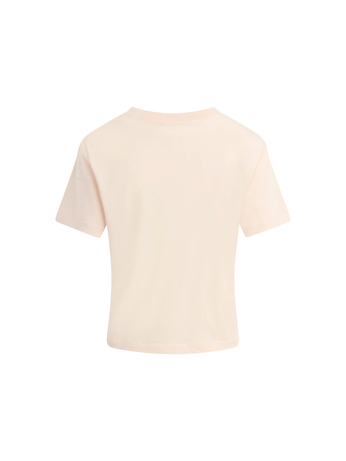 Beige t-shirt on a white background