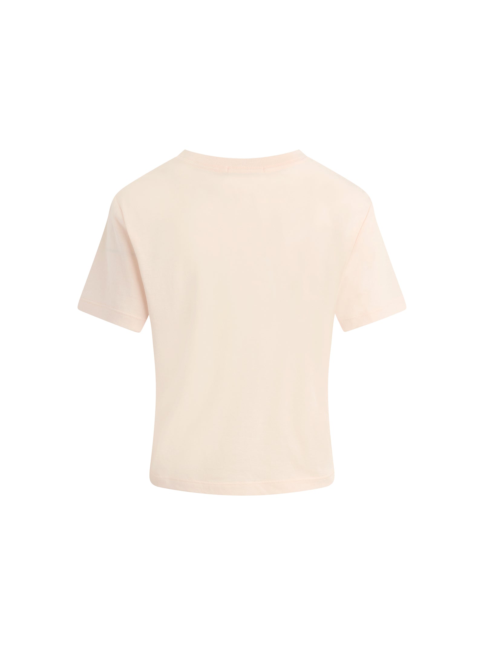 Beige t-shirt on a white background