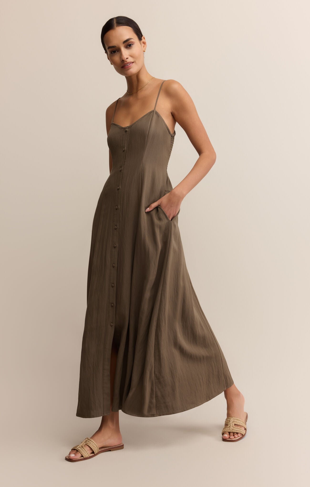  Close up ANGEL EYES midi dress fabric  STMT BOUTIQUE 