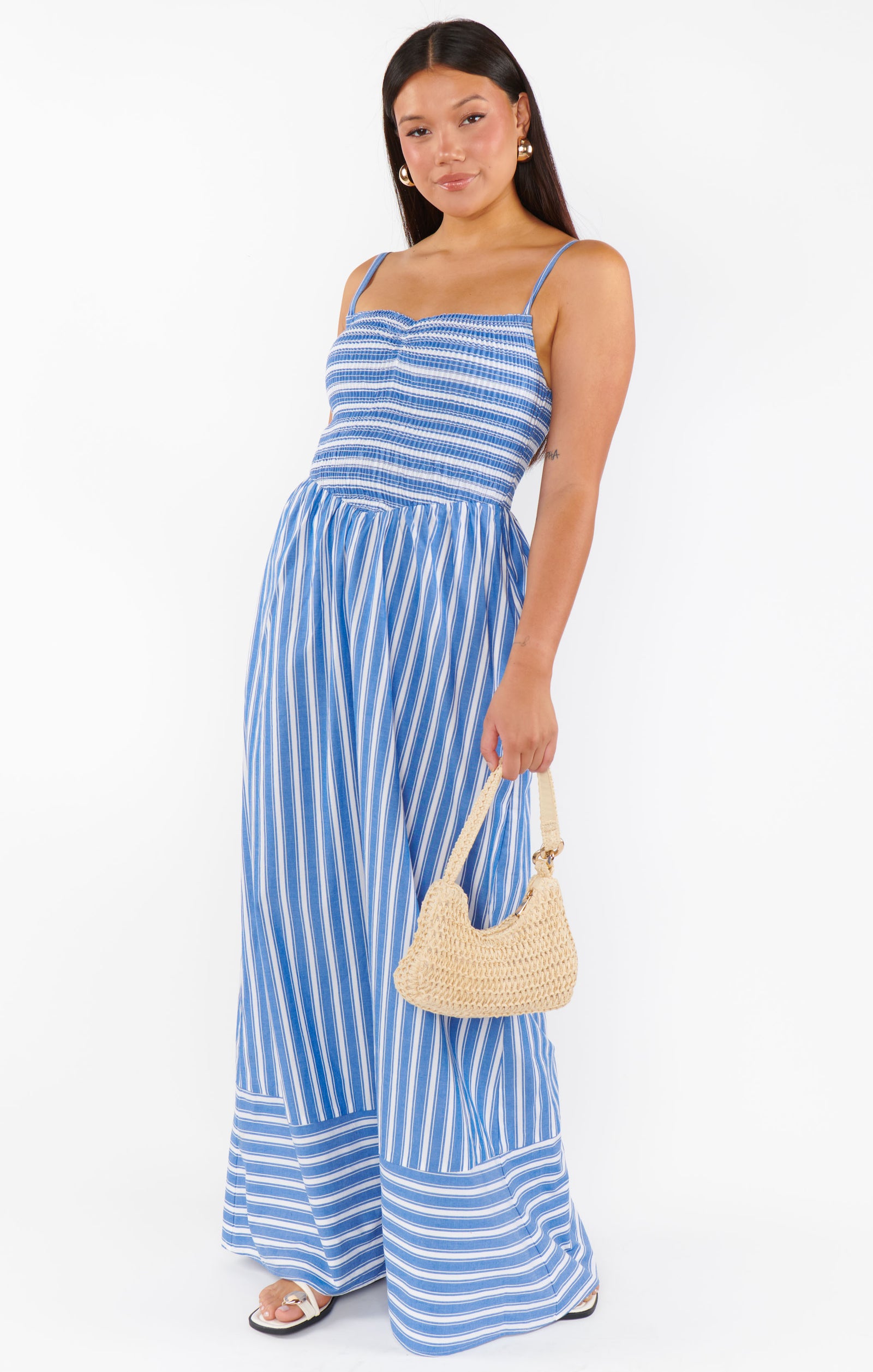 Dixie Stripe Maxi Dress women's summer fashion STMT BOUTIQUE