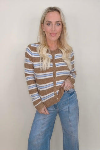 MEDINA STRIPE CARDIGAN