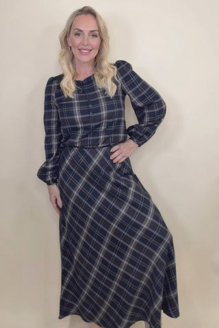 CRESTVIEW PLAID SKIRT
