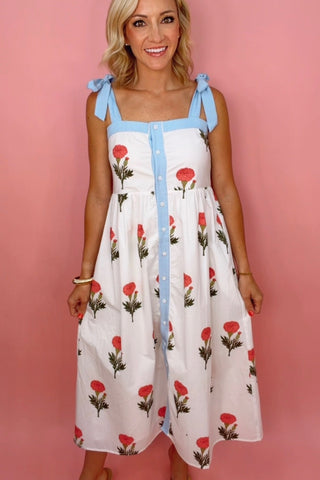 GARDEN STROLL MAXI DRESS