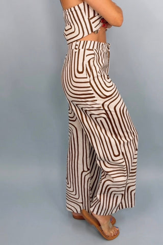 SAINT TROPEZ WIDE LEG PANTS