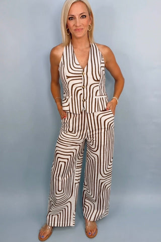 SAINT TROPEZ WIDE LEG PANTS