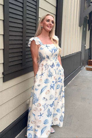 OCEAN BREEZE MAXI DRESS