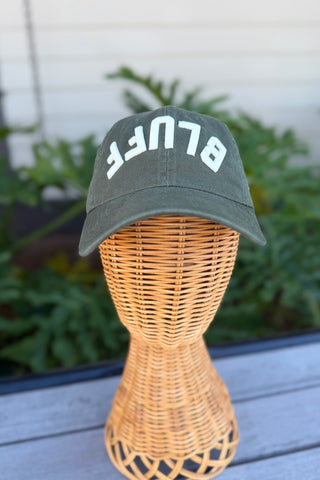 UPSIDE DOWN DAD HAT OLIVE