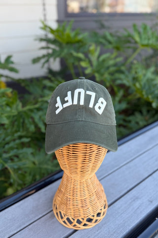 UPSIDE DOWN DAD HAT OLIVE