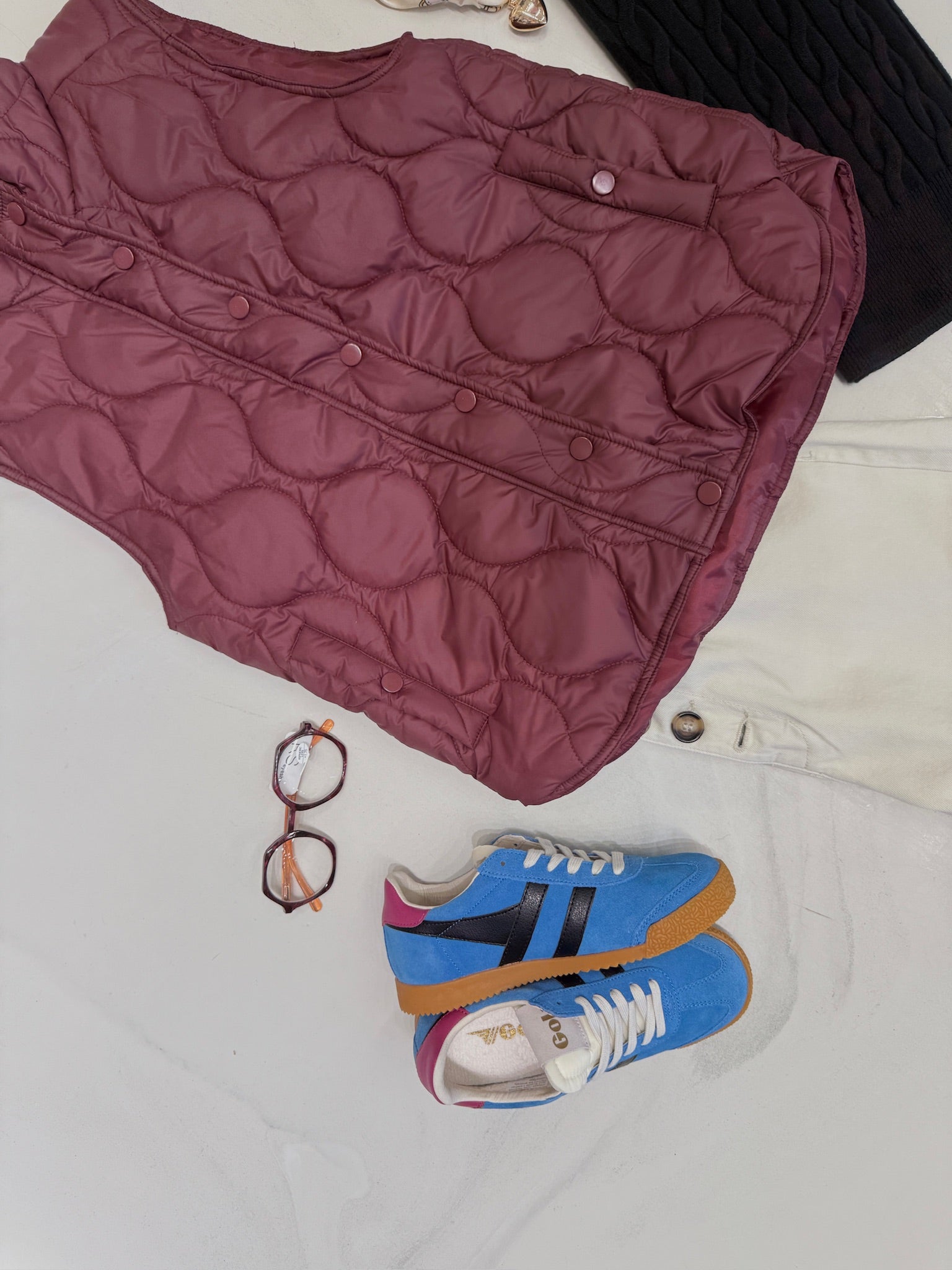 ISLA QUILTED SNAP VEST