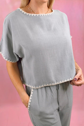 ALENA SHORT SLEEVE TOP