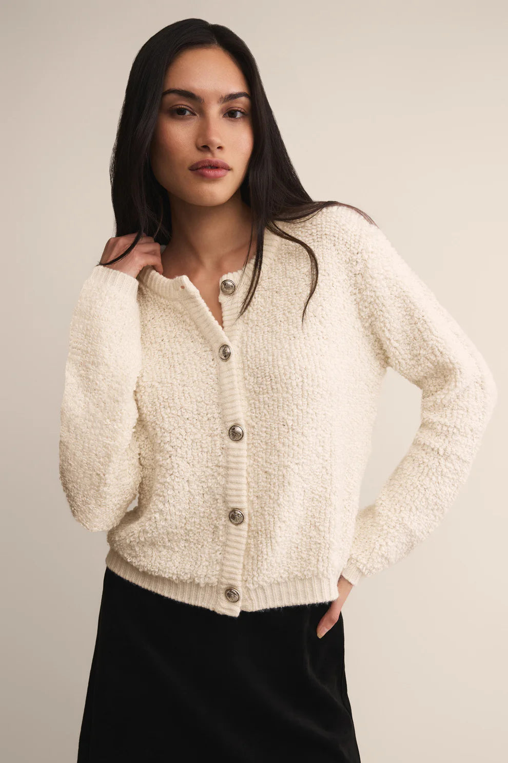 MAXIE FLUFFY CARDIGAN