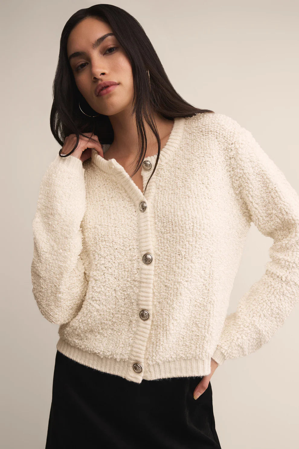 MAXIE FLUFFY CARDIGAN